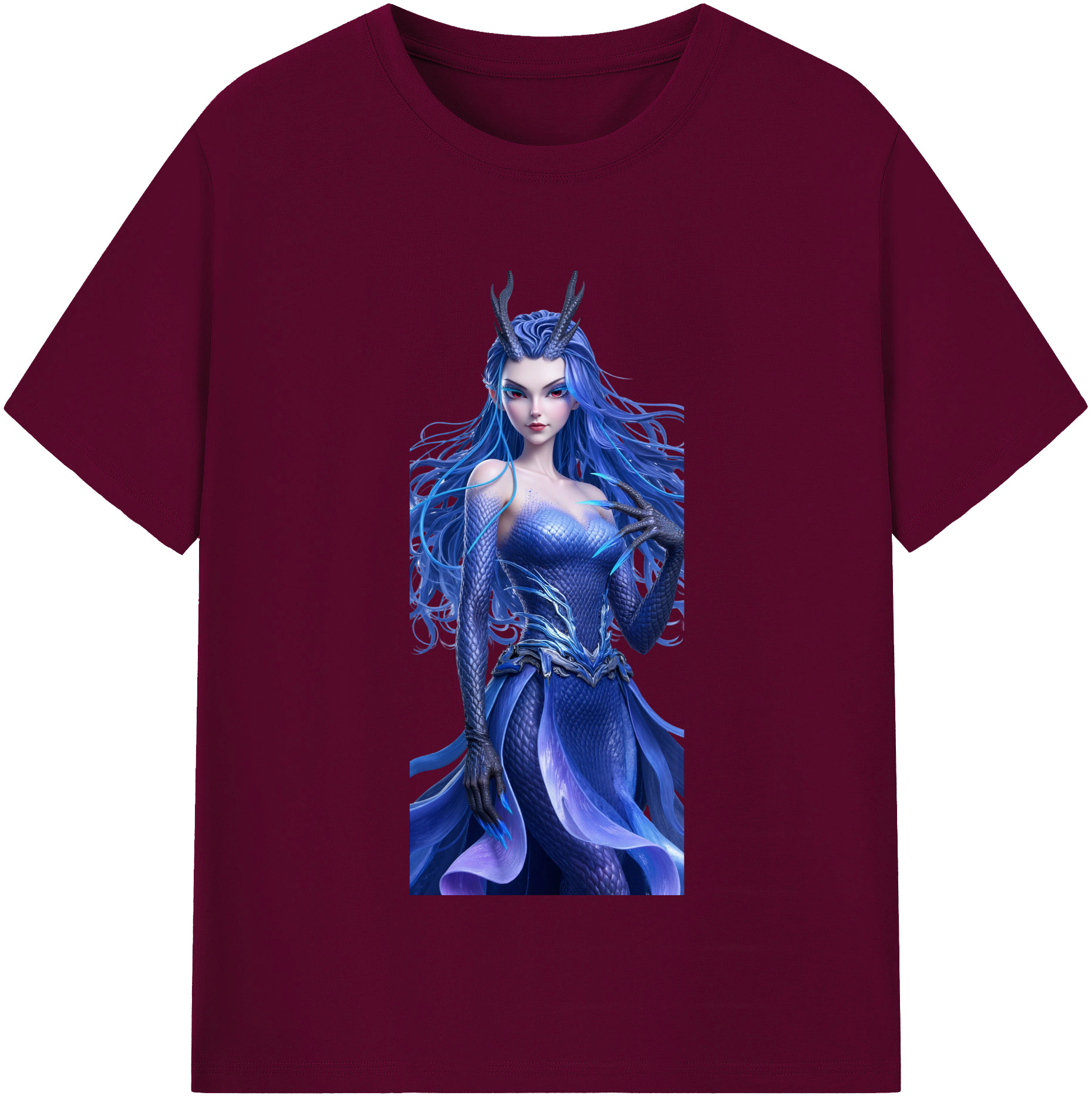 （画像用） Ne Zha 2 ナタ 魔童の大暴れ レディースカジュアルプリントTシャツ（綿100％）
